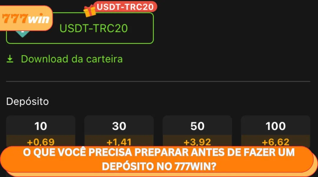 O que você precisa preparar antes de fazer um depósito no 777WIN