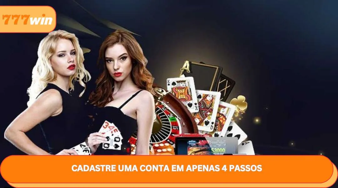 Cadastre uma conta em apenas 4 passos